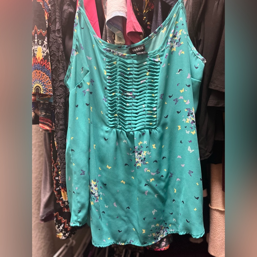 Cute tank top from Torrid with butterflies
